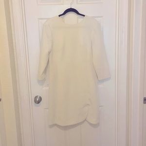 3/4 sleeve just above the knees dress